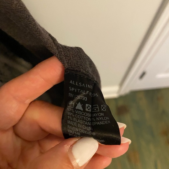 All Saints cardigan Brown Sheer Open Cardigan - Picture 5 of 8